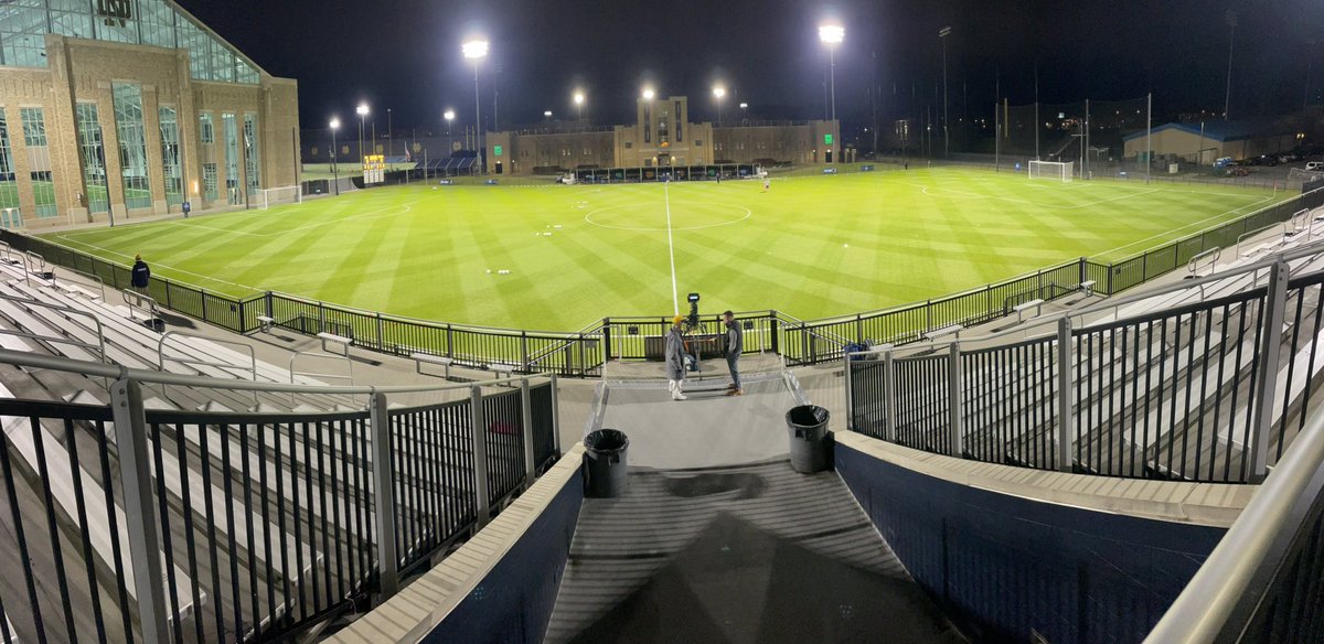 ajmiller86's tweet photo. The field is ready. Let the Tournament begin. #GoIrish https://t.co/VPmWEsKNlB