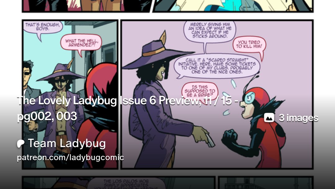 New update on The Lovely Ladybug #6, straight from <a href="/ShortsteelDraws/">shortsteel</a> ! Check it out on our P@ytr0n! (not directly linking really seems to help with metrics, based on that last post!)

Which text alert sound effect do you think suits Lila better?