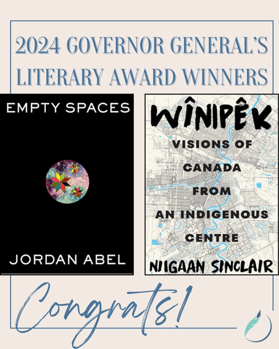 Congrats to two of ILSA's BRILLIANT members Jordan Abel and Niigaan Sinclair on winning Governor General's Literary Awards for Fiction (Abel) and Non-Fiction (Sinclair)! 

Click here to learn more about these amazing reads: ggbooks.ca/#winners