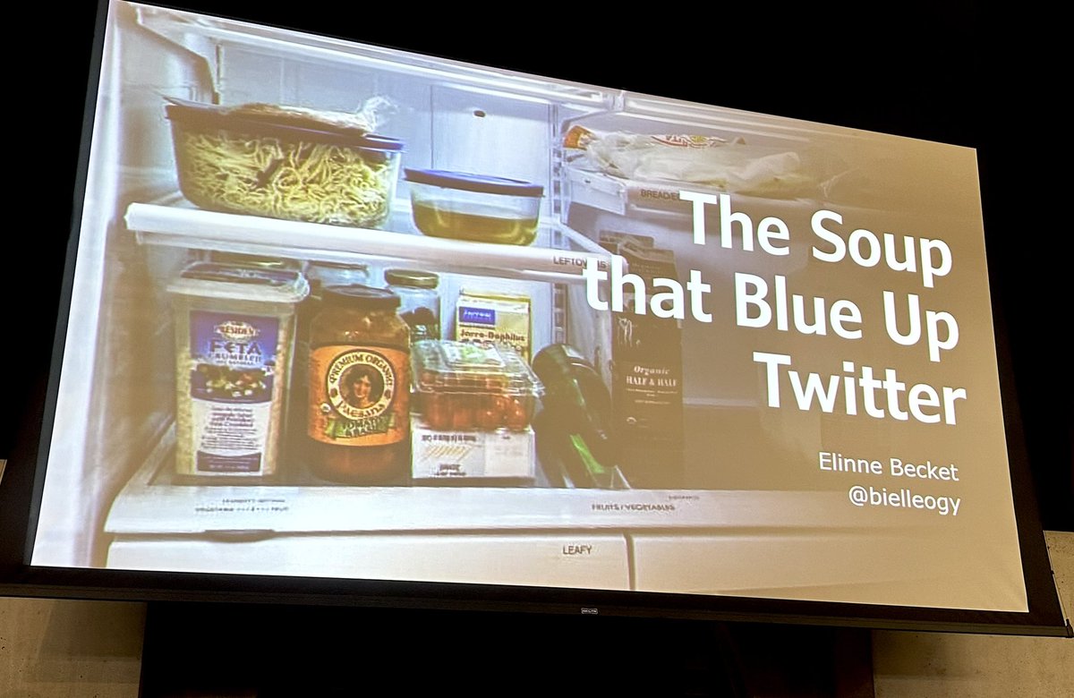EllenNeufeldt's tweet image. Attended @CSUSM’s Fall 2024 Faculty Colloquium Dinner, where Dr. @bielleogy shared how a bowl of blue soup in her fridge sparked viral curiosity, groundbreaking research, &amp;amp; global collaboration. Proof that science starts with curiosity. 🌍💡#FacultyInnovation #ScienceTwitter