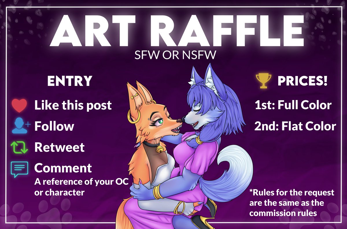 It's almost Christmas, so let's have a raffle! 🎁
Rules are simple:
💕Like
🐾Follow
💕RT
Optional, but it helps:
🐾Comment your OC or a character you'd like me to draw! (tell me about them; I'd love to know them)

Ends: November 26, Good luck 💋