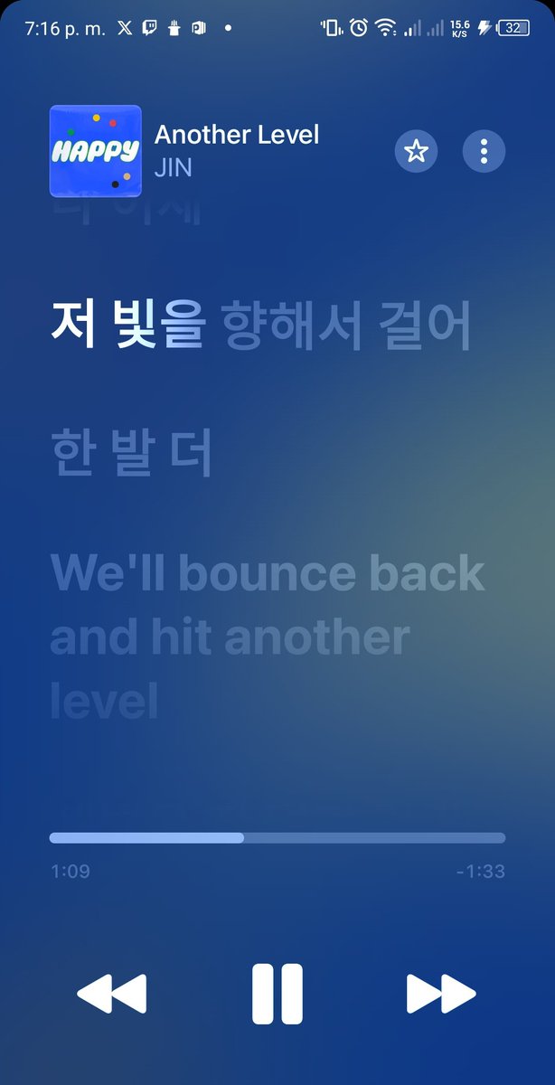 Jennikim03's tweet photo. @btschartsdailyc #Happy #Jin https://t.co/9rfOB1Sz3Y