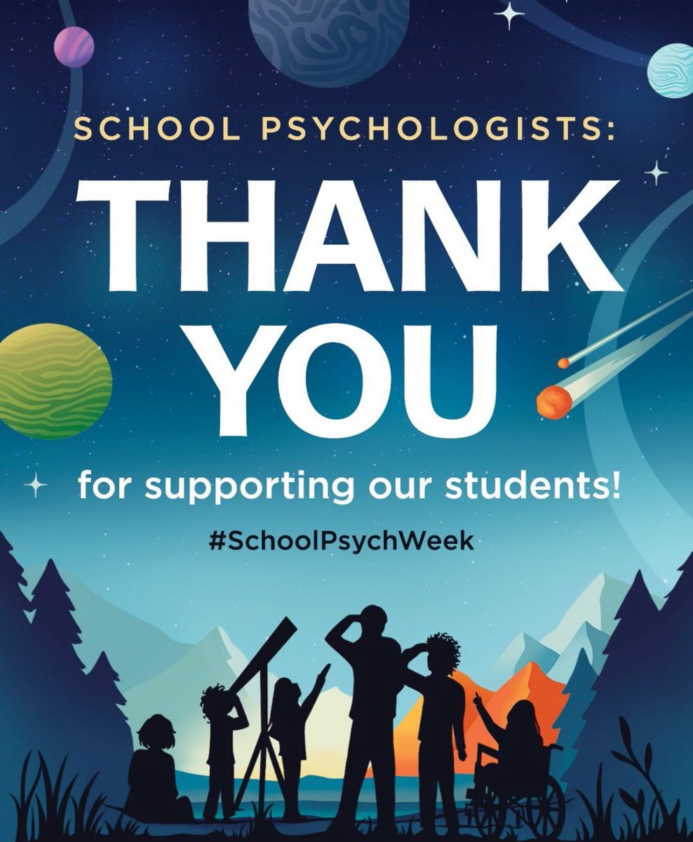 Today’s NSPW activity is to Expand Your Universe. What are some of the wonderful things you do? Share that with someone! Maryland School Psychologists Spark Discovery in so many ways! If you are a school psych, THANK YOU! #SchoolPsychWeek #MSPAforNSPW