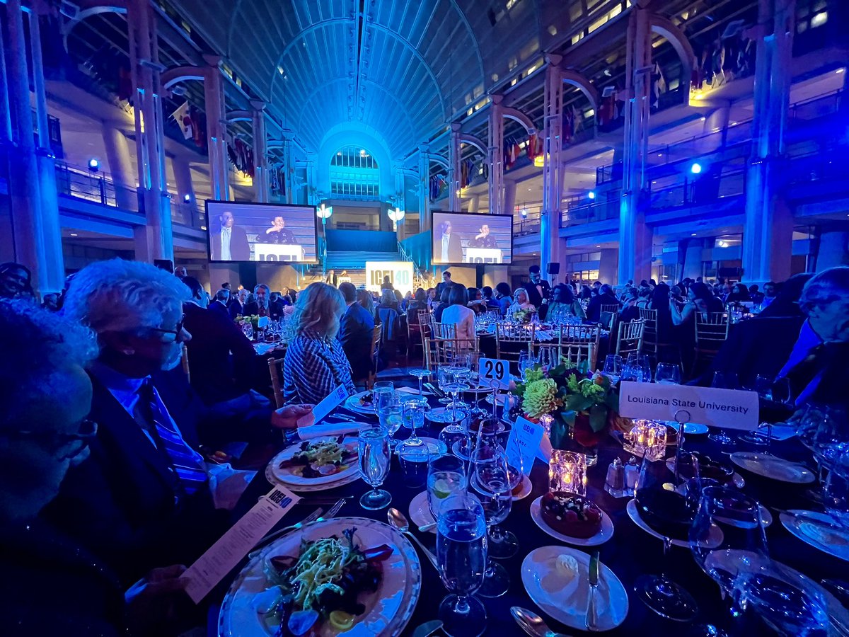 What a true pleasure and honor it was to celebrate foreign correspondents at <a href="/ICFJ/">International Center for Journalists</a>’s Tribute to Journalists! Thrilled the <a href="/ManshipSchool/">LSU Manship School of Mass Communication</a> could be a sponsor for this wonderful event.