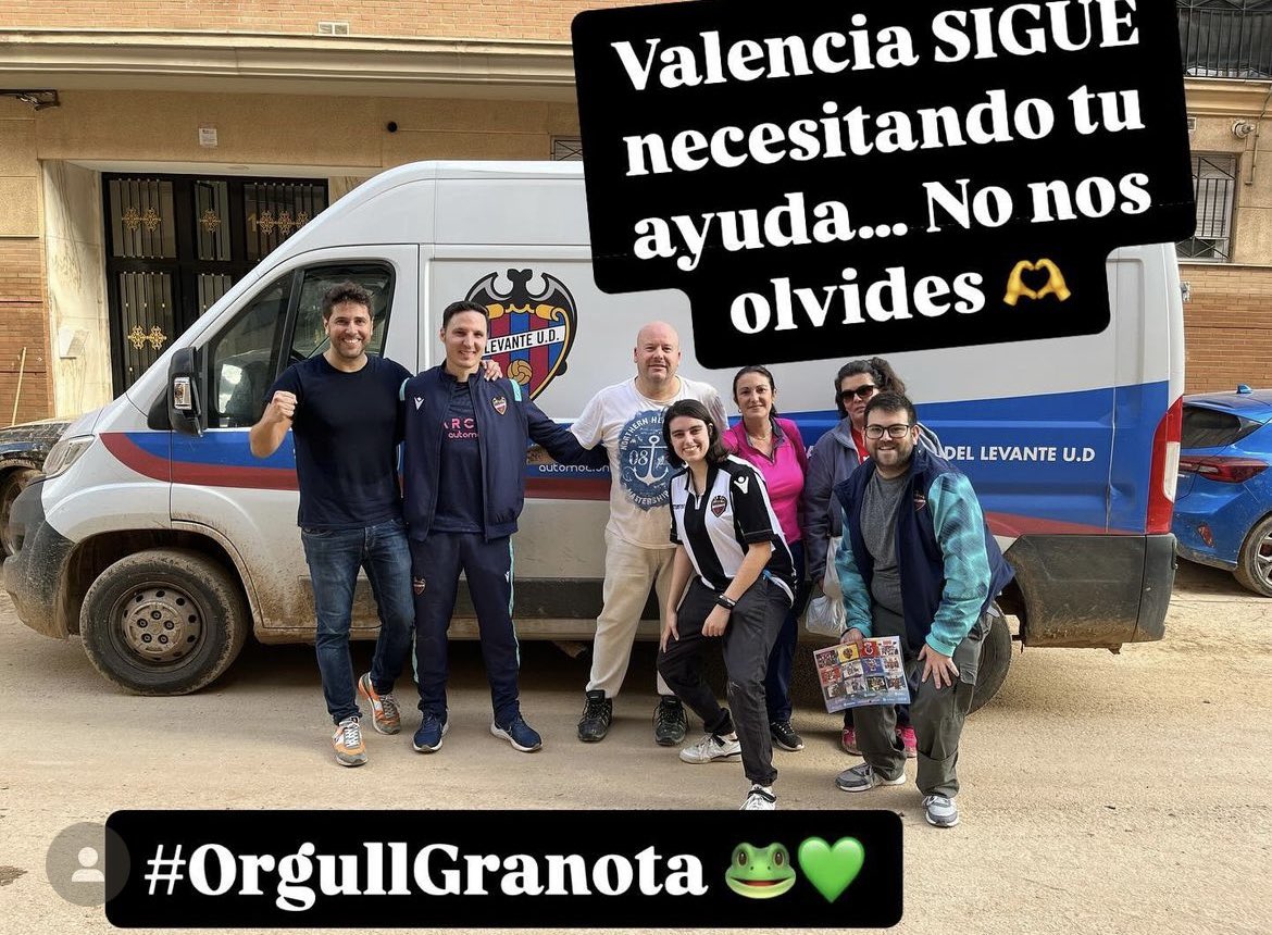 CarlosAyats's tweet photo. Valencia SIGUE necesitando tu ayuda… y va a necesitarla durante muchos meses.

GRACIAS por continuar a nuestro lado.

#OrgullGranota 🫶🐸 https://t.co/L7rVVyltIT