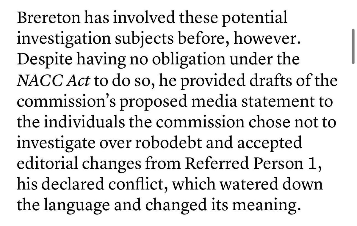 DavidPocock's tweet photo. As details of the spectacular mishandling of the robodebt investigation continue to emerge, it is clear that a change in leadership is necessary to restore public trust in the NACC.

The strength of the institution depends on it.

https://t.co/MVI948CaOo https://t.co/yerfazfR0Z