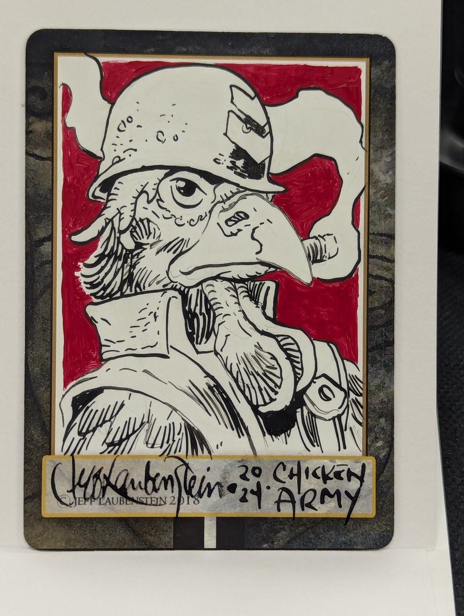 IllustratorJeff's tweet photo. #SCGCOLUMBUS
And sometimes you draw chickens...
#MTG #MTGcustomtokens #SCGCon https://t.co/SawJwAhWMY
