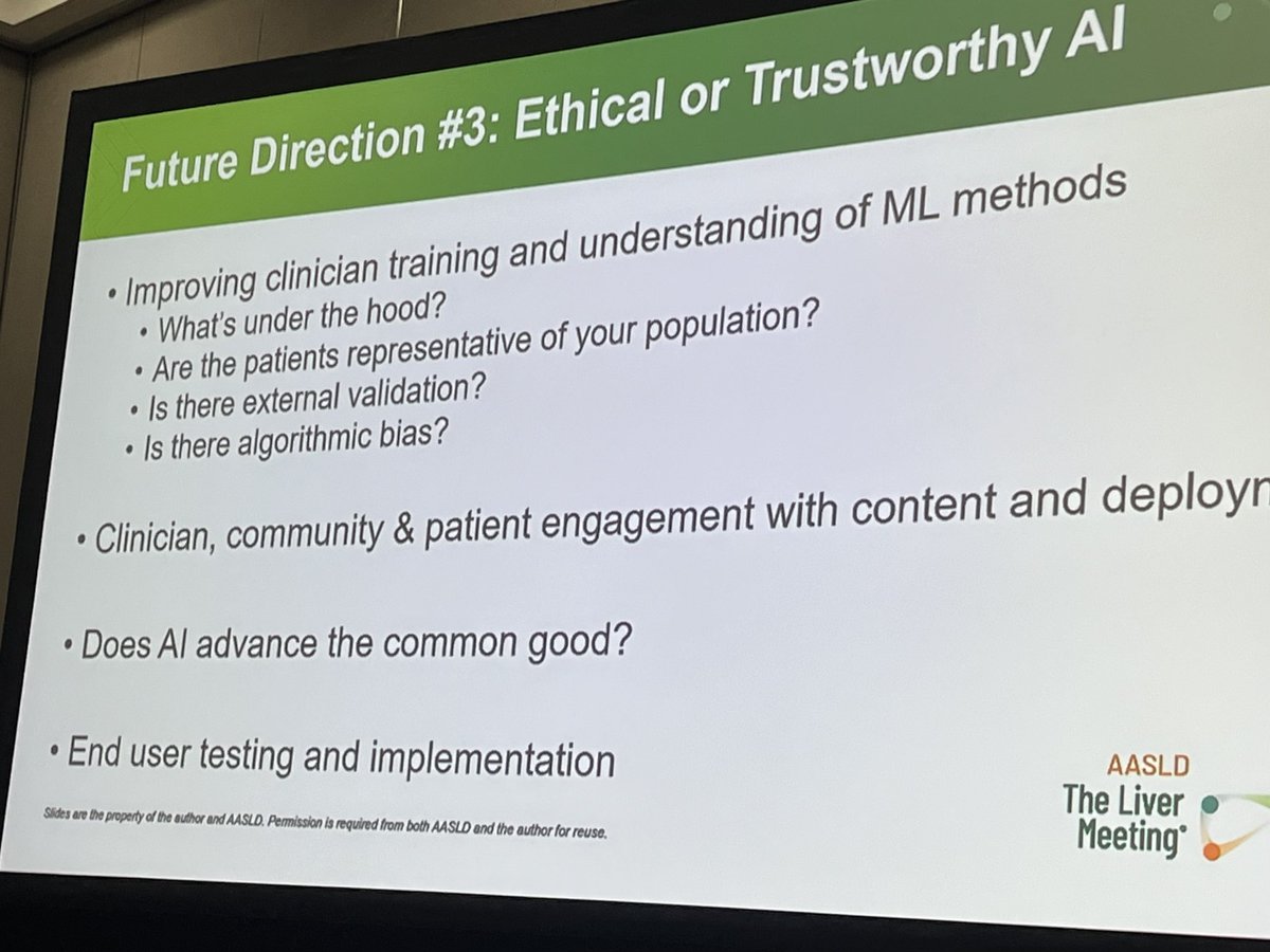 Lizzie Aby, MD (@lizzieabymd) on Twitter photo Fantastic talk by Dr. Marina Serper (<a href="/serperm/">Marina Serper, MD, MS</a>) of <a href="/penngihep/">@PennGIHep</a> about artificial intelligence in #liver #transplantation at #TLM2024
#artificalintelligence #livertransplant Fantastic talk by Dr. Marina Serper (<a href="/serperm/">Marina Serper, MD, MS</a>) of <a href="/penngihep/">@PennGIHep</a> about artificial intelligence in #liver #transplantation at #TLM2024
#artificalintelligence #livertransplant