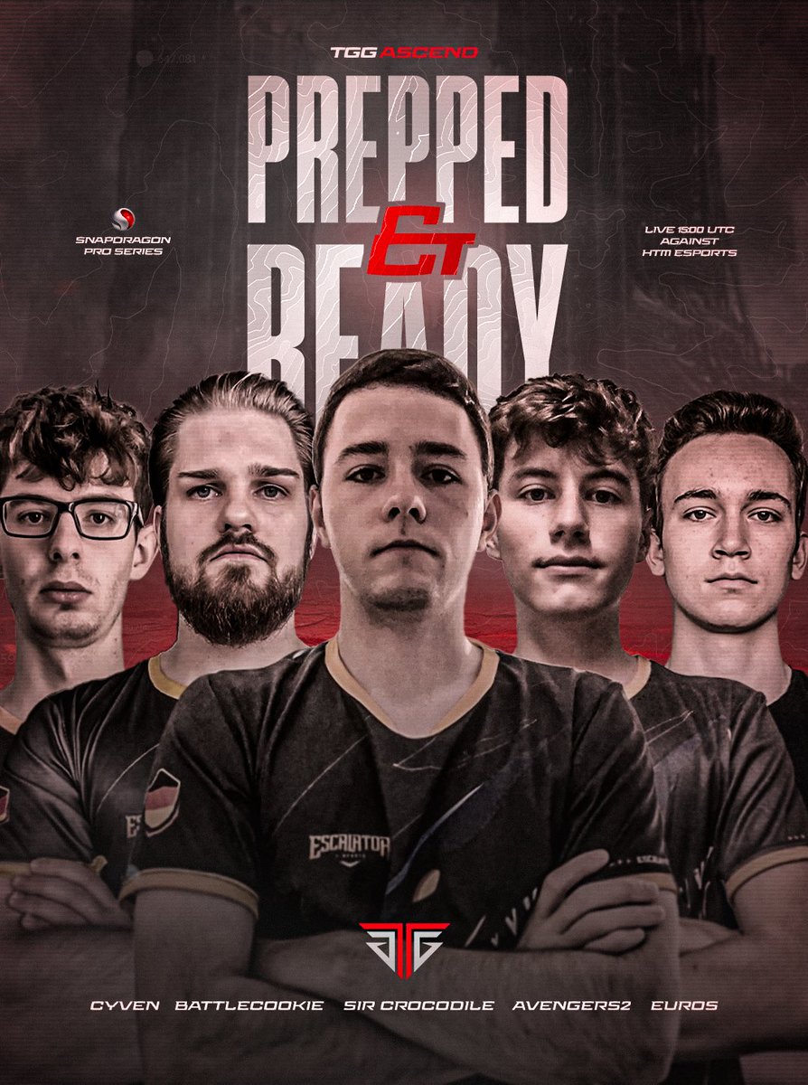 Titan Global Gaming (@titanggaming) on Twitter photo ‼️PREPPED AND READY‼️
⭕️<a href="/TGG_Ascend/">TGG Ascend</a> are LOCKED and LOADED for <a href="/ESLMobile/">Snapdragon Pro Series</a> S6 Finals❗️
Tune in TOMORROW @ 15:00 UTC to watch the action unfold!!🫵
AUF GEHTS!! ‼️PREPPED AND READY‼️
⭕️<a href="/TGG_Ascend/">TGG Ascend</a> are LOCKED and LOADED for <a href="/ESLMobile/">Snapdragon Pro Series</a> S6 Finals❗️
Tune in TOMORROW @ 15:00 UTC to watch the action unfold!!🫵
AUF GEHTS!!