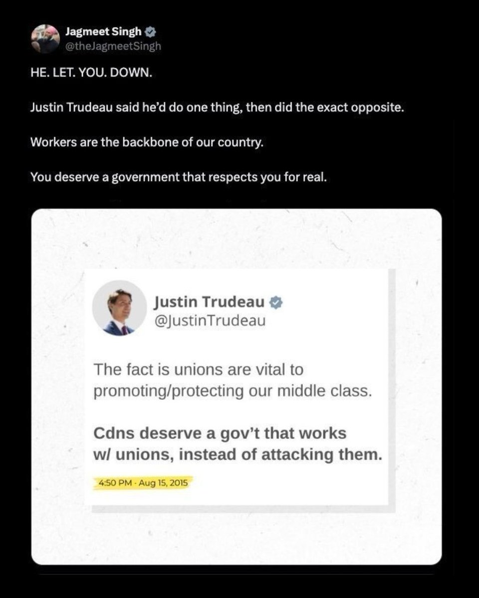 Pierre Poilievre (@pierrepoilievre) on Twitter photo You let him do it.
Stop propping up the Liberals.
Put the people before your pension. You let him do it.
Stop propping up the Liberals.
Put the people before your pension.