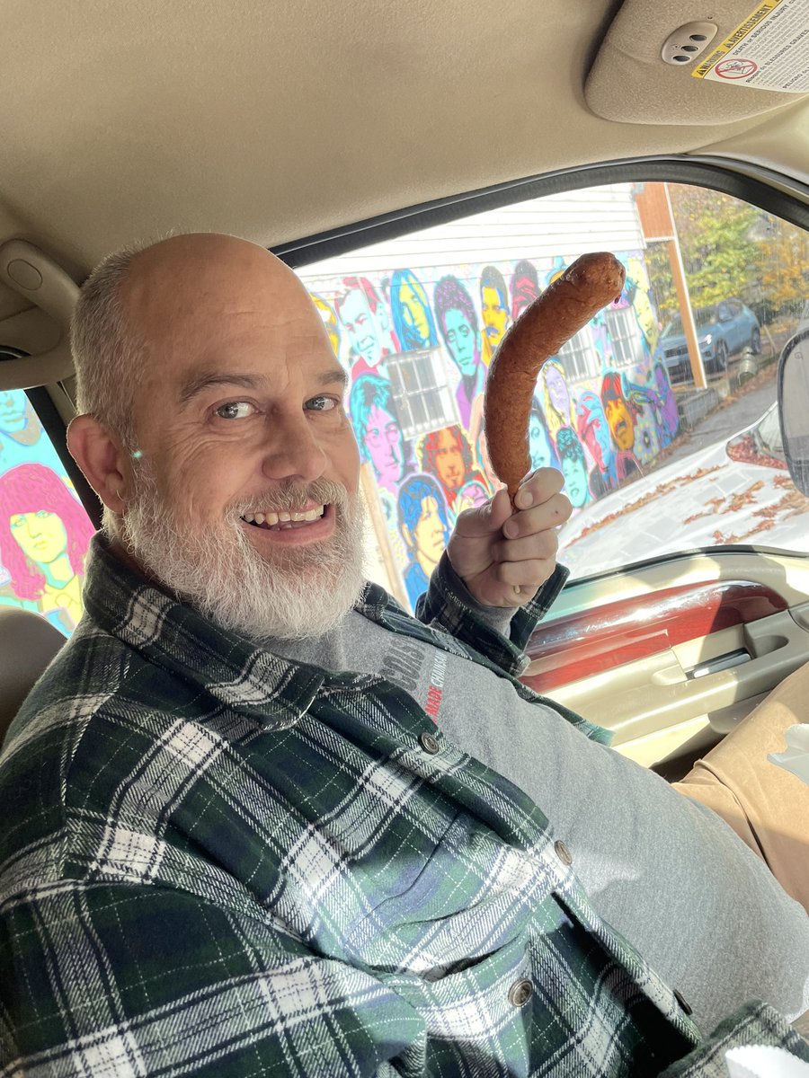 weyheynicolerae's tweet photo. Decided to spend some quality time with my dad today and took him to the @State_Champs signing today. Overall he  said they were nice dudes, but I think he enjoyed the big hotdog he found down the street more . 👍🏻 https://t.co/LKeTwYK1Ig