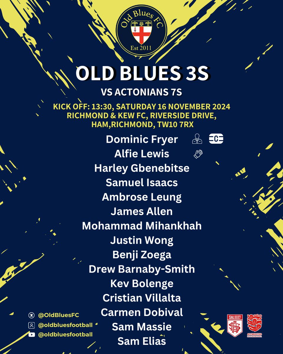 Old Blues FC tweet media