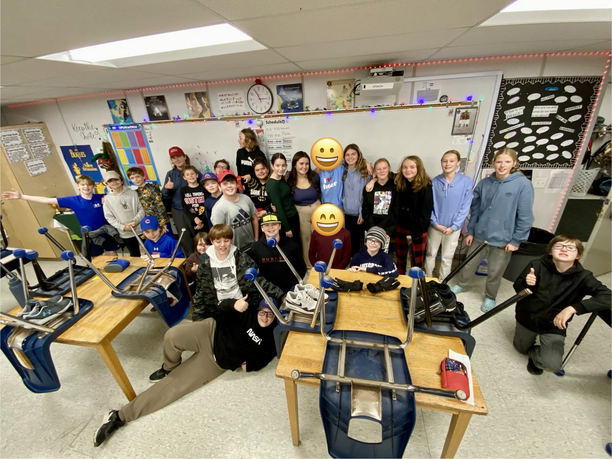 Today we said goodbye to the amazing Miss S! Best of luck on your return to Queen’s! Thank you for showing such love and care for our class!