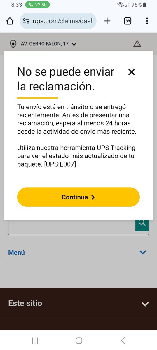 j_ulric's tweet photo. @UPS @FedEx @dhl We have verified that it is correct, you are all informal, the cheapest shipment arrived on Monday the 18th, I paid for a more expensive shipment so that it would arrive on Monday the 10th, or Friday the 8th. But the package has been lost since Tuesday the 11th. No use @UPS . https://t.co/X1cuKuD0GW