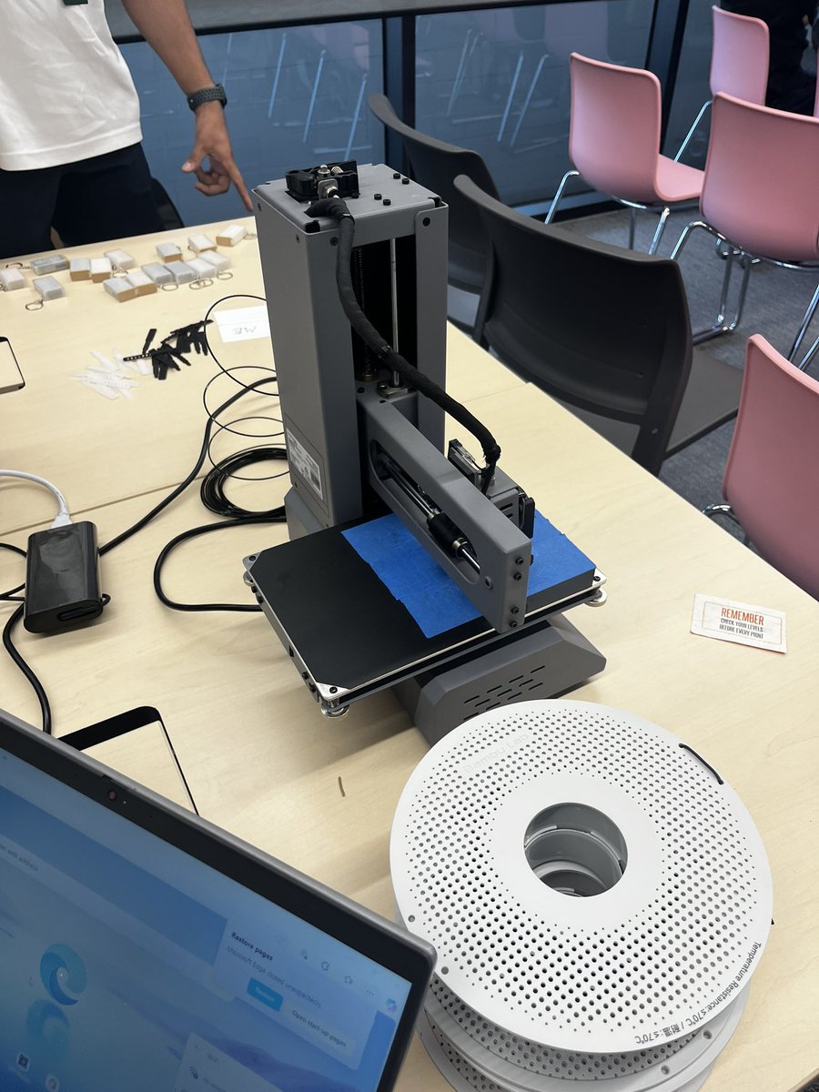 Thomas Roccia 🤘 (@fr0gger_) on Twitter photo 🙌 <a href="/drunkrhin0/">Rami (drunkrhin0) 🇵🇸</a> is presenting the first talk of the day at the 3D Printing Village <a href="/BSidesMelbourne/">BSides Melbourne</a>!
Come if you want to start your journey on 3D printing! There is also some cool applications for Cybersecurity too 😁 🙌 <a href="/drunkrhin0/">Rami (drunkrhin0) 🇵🇸</a> is presenting the first talk of the day at the 3D Printing Village <a href="/BSidesMelbourne/">BSides Melbourne</a>!
Come if you want to start your journey on 3D printing! There is also some cool applications for Cybersecurity too 😁