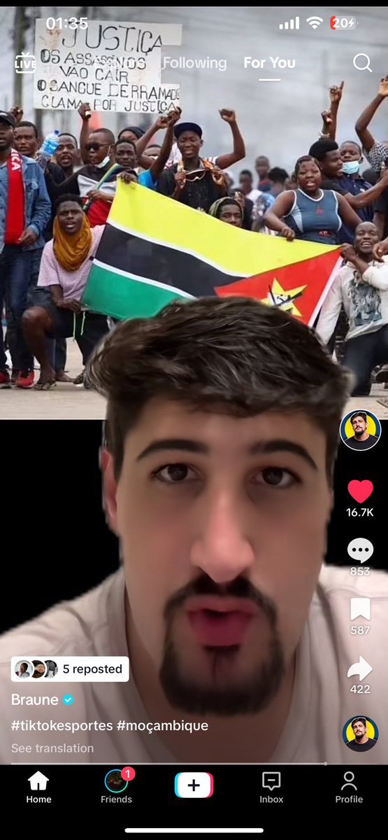 alllichia's tweet photo. Tik toker brasileiro que fala somente de futebol, abriu exceção para falar do que está a acontecer no país. Mas tem uns desprovidos de inteligência e humildade que o povo decidiu chamar de influencers que não conseguem dizer absolutamente nada. Eu nunca vou perdoar pessoalmente🚶🏾‍♀️ https://t.co/ewhjqOvXSg