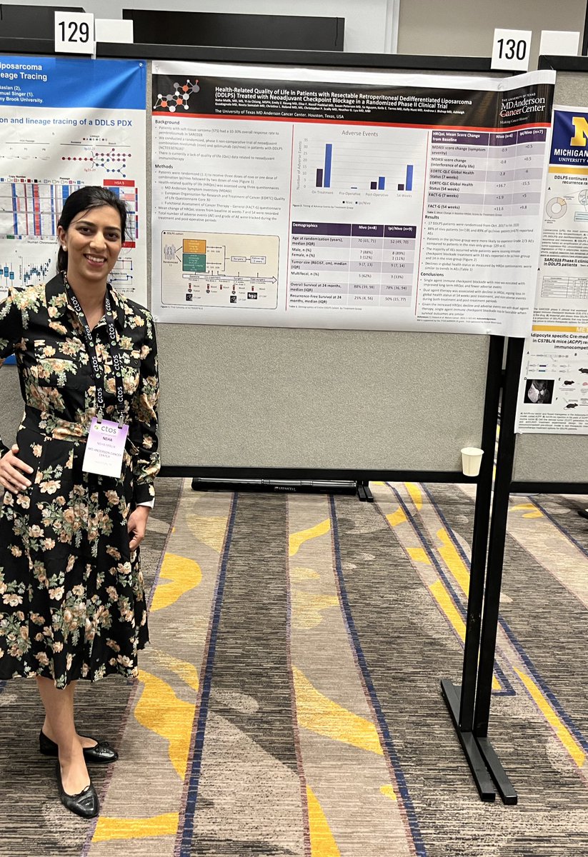 Heather Lyu (@heatherlyu) on Twitter photo Proud of our 🌟 T32 fellow <a href="/NehaM2222/">Neha Malik MD</a> sharing our findings on QoL metrics for patients who underwent neoadjuvant immunotherapy for RP DDLPS! #ctos2024 <a href="/CrisyRoland/">Christina Roland, MD, MS</a> <a href="/emilykeungMD/">Emily Keung, MD</a> <a href="/NassifElise/">Elise Nassif Haddad</a> Proud of our 🌟 T32 fellow <a href="/NehaM2222/">Neha Malik MD</a> sharing our findings on QoL metrics for patients who underwent neoadjuvant immunotherapy for RP DDLPS! #ctos2024 <a href="/CrisyRoland/">Christina Roland, MD, MS</a> <a href="/emilykeungMD/">Emily Keung, MD</a> <a href="/NassifElise/">Elise Nassif Haddad</a>