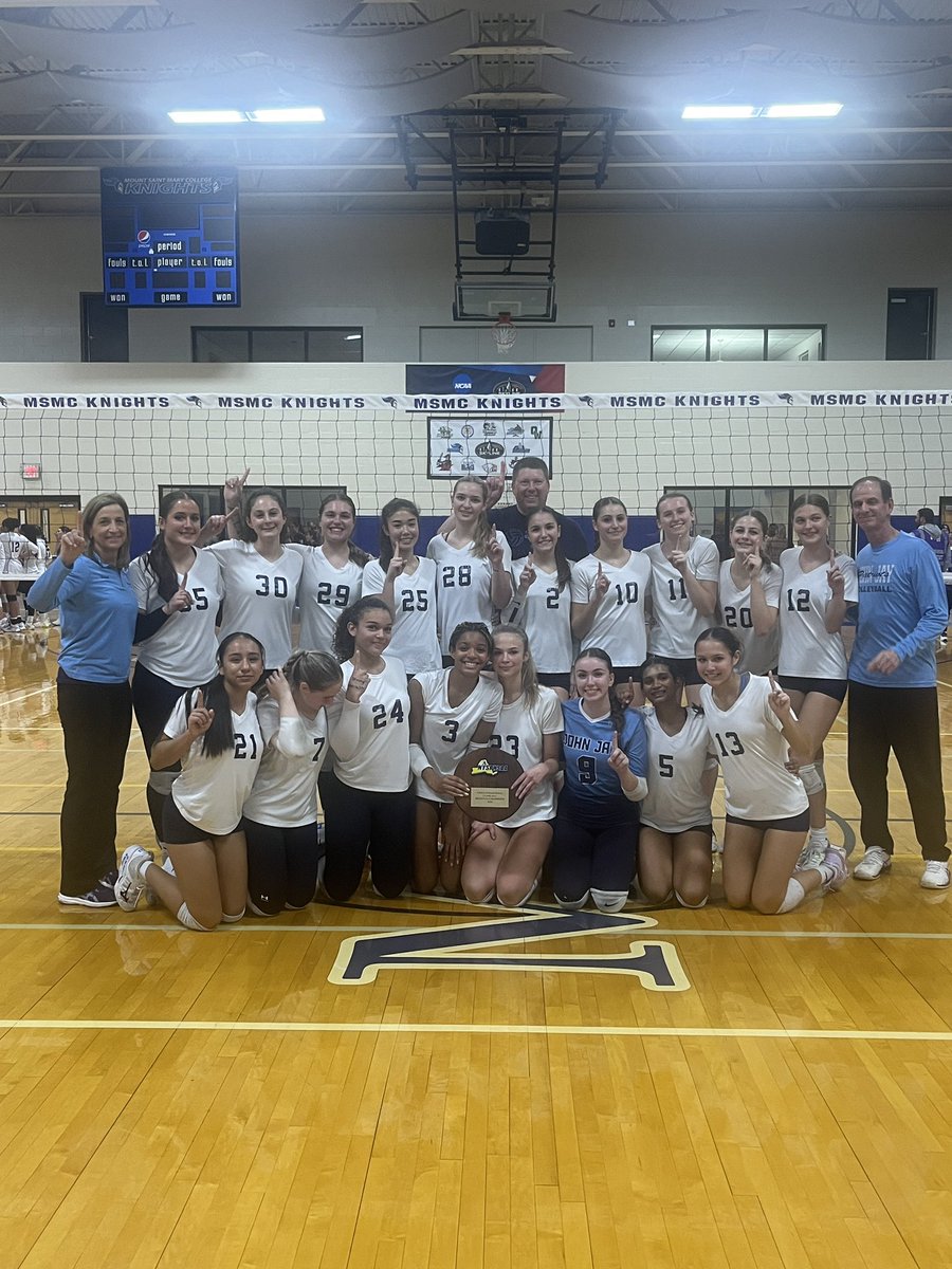 Regional champions! Defeating Monroe Woodbury 3-0. Headed to Glens Falls next weekend. <a href="/WCSDAthletic/">WCSDAthletics</a> <a href="/WCSDEmpowers/">WCSDEmpowers</a> <a href="/jjefvolleyball/">John Jay EF VB</a>