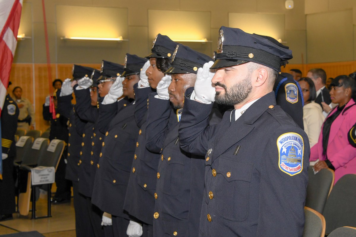 Congratulations to recruit class 2024-03 on their graduation from the Metropolitan Police Academy today! These 12 officers are now headed to our patrol districts to serve their community. #PolicingWithPurpose #ServingWithCare #JoinDCPolice