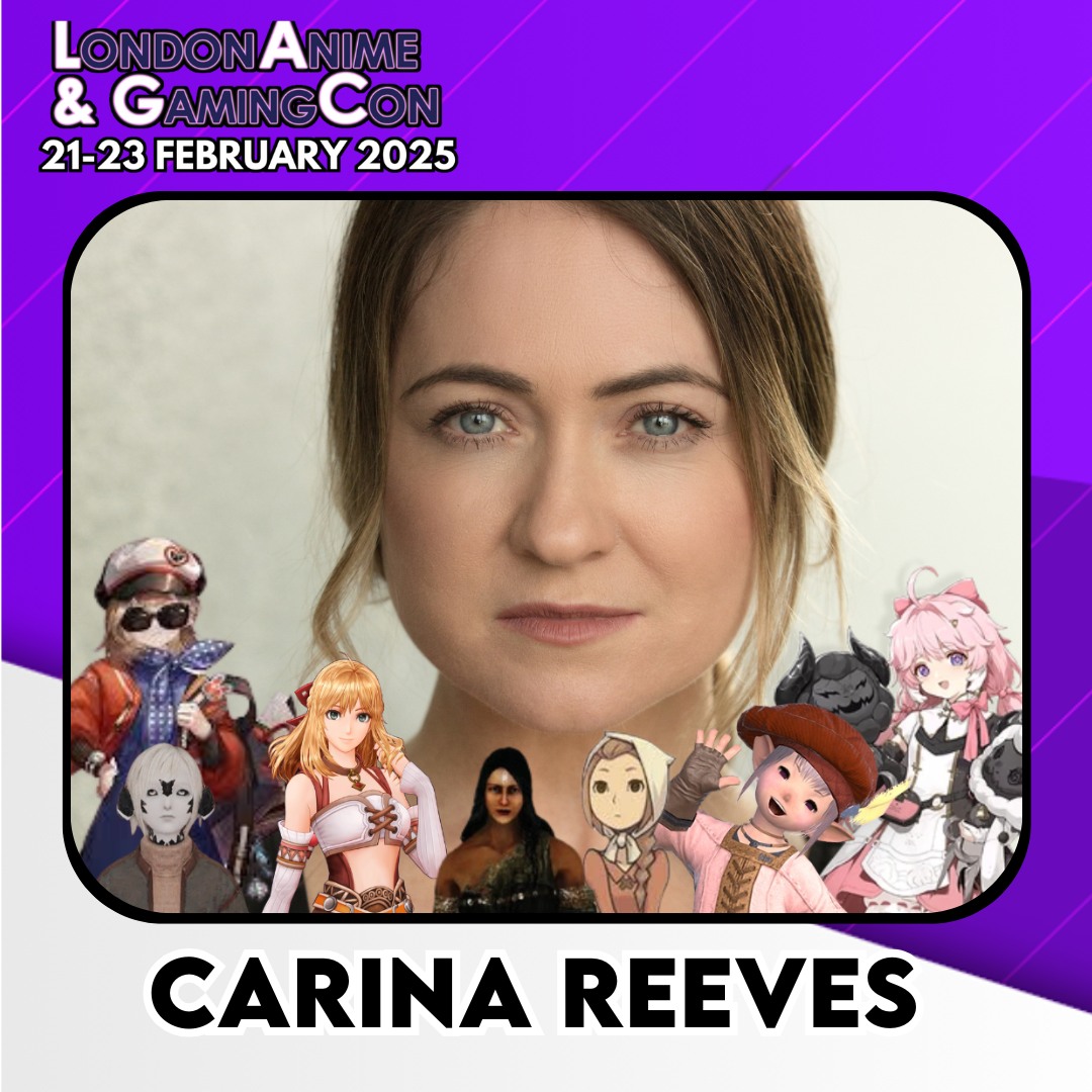 We are excited to announce Carina Reeves will be returning to London Anime &amp; Gaming Con 2025 (make sure to get your tickets at londonanimecon.com). 

Read more about Carina Reeves at: smpl.is/9uygg

#LondonAnimeCon #AnimeConUKLondon #UKConventions