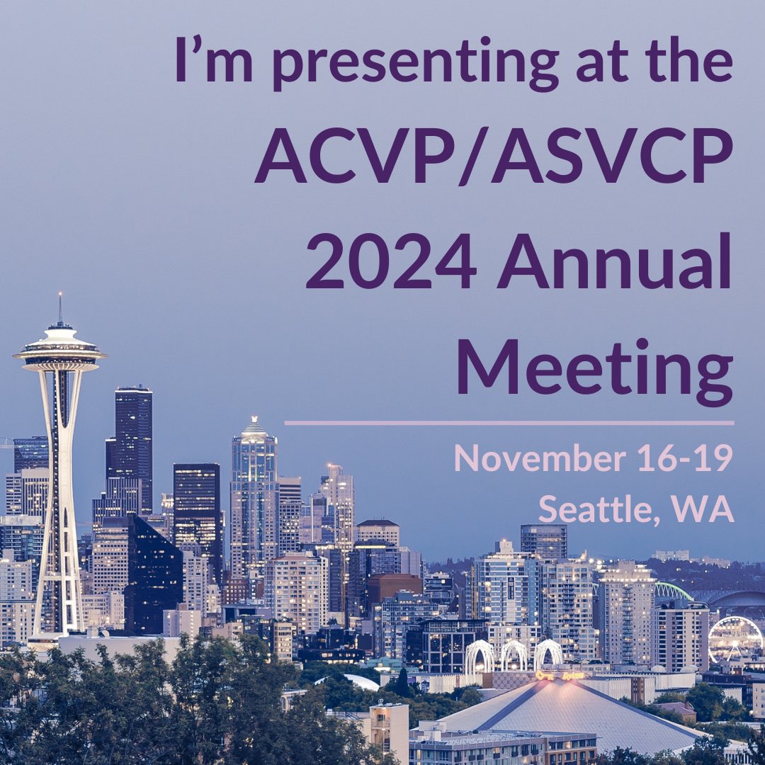 Looking forward to #ACVP2024! I will be sharing some of our data on Lagovirus infections in the #Europeanbrownhare &amp; participating in the discussion re the absolutely fantastic ACVP mentoring programme.