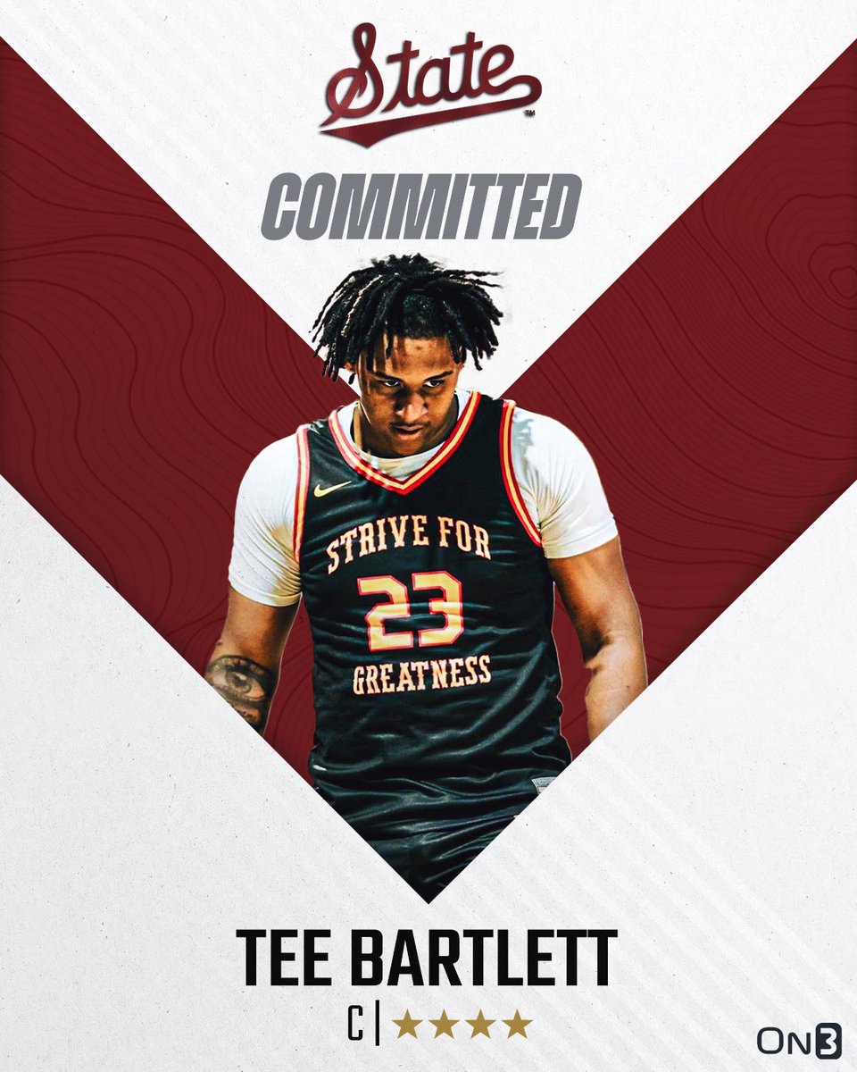 Jamie Shaw (@jamieshaw5) on Twitter photo NEWS: Tee Bartlett, On3’s No. 6 ranked center in the 2025 class, commits to Mississippi State <a href="/On3Recruits/">On3 Recruits</a> has learned 🎯
A Full Scouting Breakdown | READ: on3.com/news/tee-bartl… NEWS: Tee Bartlett, On3’s No. 6 ranked center in the 2025 class, commits to Mississippi State <a href="/On3Recruits/">On3 Recruits</a> has learned 🎯
A Full Scouting Breakdown | READ: on3.com/news/tee-bartl…