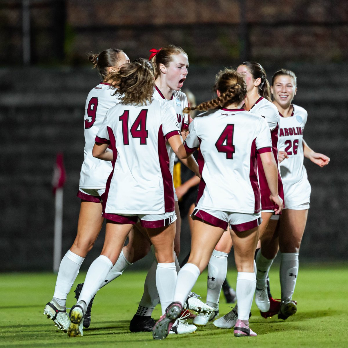 GamecockWSoccer's tweet photo. HER-STORY!! With her 50th career goal, @catbarry25 officially ties the program record for career goals at South Carolina 😤

@NCAASoccer https://t.co/iWdfdmagTM