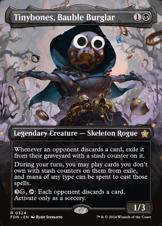 MagicGooglyEyes's tweet photo. And Tinybones, for good measure.
#mtg #magicthegathering #progenitus https://t.co/4K9b1B36Zq