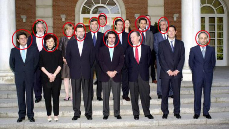Eso!!  no como el PP con 13 ministros salpicados o condenados por corrupción.