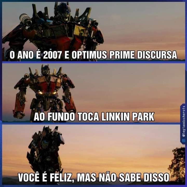 Toca New divide, me vem essa imagem automaticamente 

Que nostalgia foda
#LinkinParkNoMultishow
