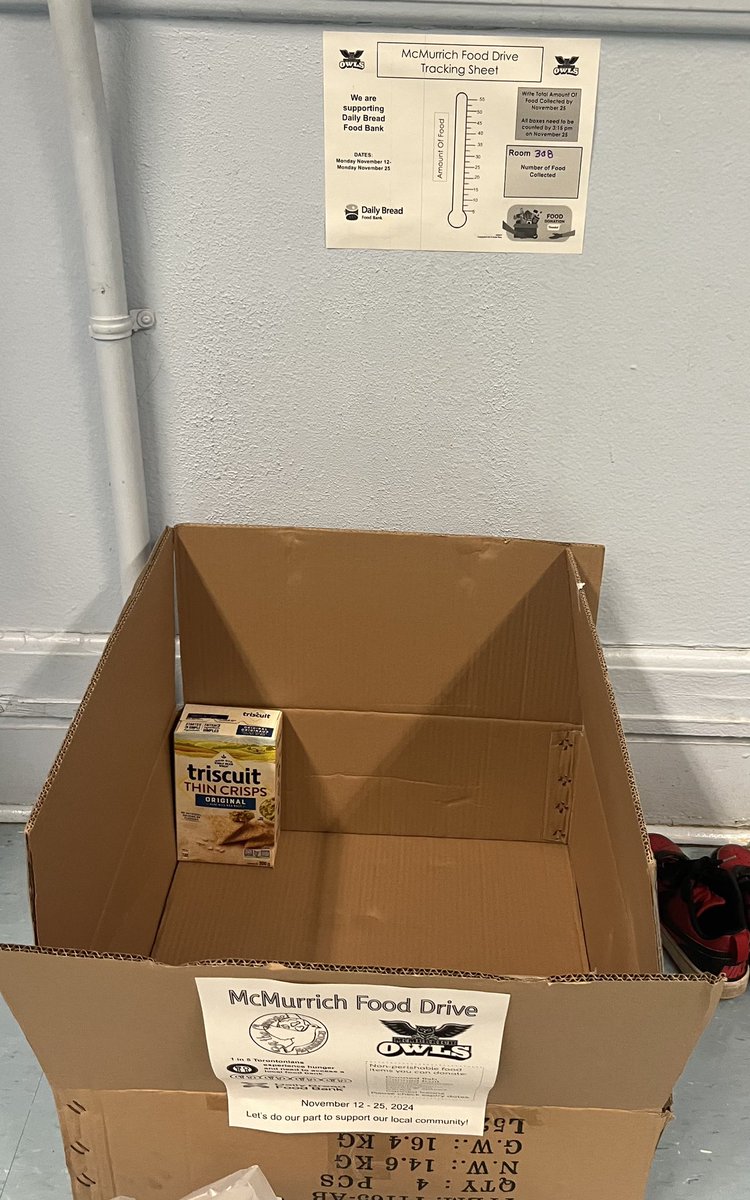 McM Be The Change (@mcm_btc) on Twitter photo Food Drive 🥫McMurrich school community, we need your help in reaching our goal of 750 non-perishable food items.
#mcmbtc <a href="/TDSB_McMurrich/">McMurrichJPS</a> <a href="/DailyBreadTO/">DailyBreadFoodBank</a> <a href="/McMurrichParent/">McMurrich Parents</a> #TeachSDGs #GlobalGoals <a href="/tdsb/">Toronto District School Board</a> <a href="/McM_MsR/">Ms.Rambaran</a> <a href="/McM_MsR/">Ms.Rambaran</a> Food Drive 🥫McMurrich school community, we need your help in reaching our goal of 750 non-perishable food items.
#mcmbtc <a href="/TDSB_McMurrich/">McMurrichJPS</a> <a href="/DailyBreadTO/">DailyBreadFoodBank</a> <a href="/McMurrichParent/">McMurrich Parents</a> #TeachSDGs #GlobalGoals <a href="/tdsb/">Toronto District School Board</a> <a href="/McM_MsR/">Ms.Rambaran</a> <a href="/McM_MsR/">Ms.Rambaran</a>