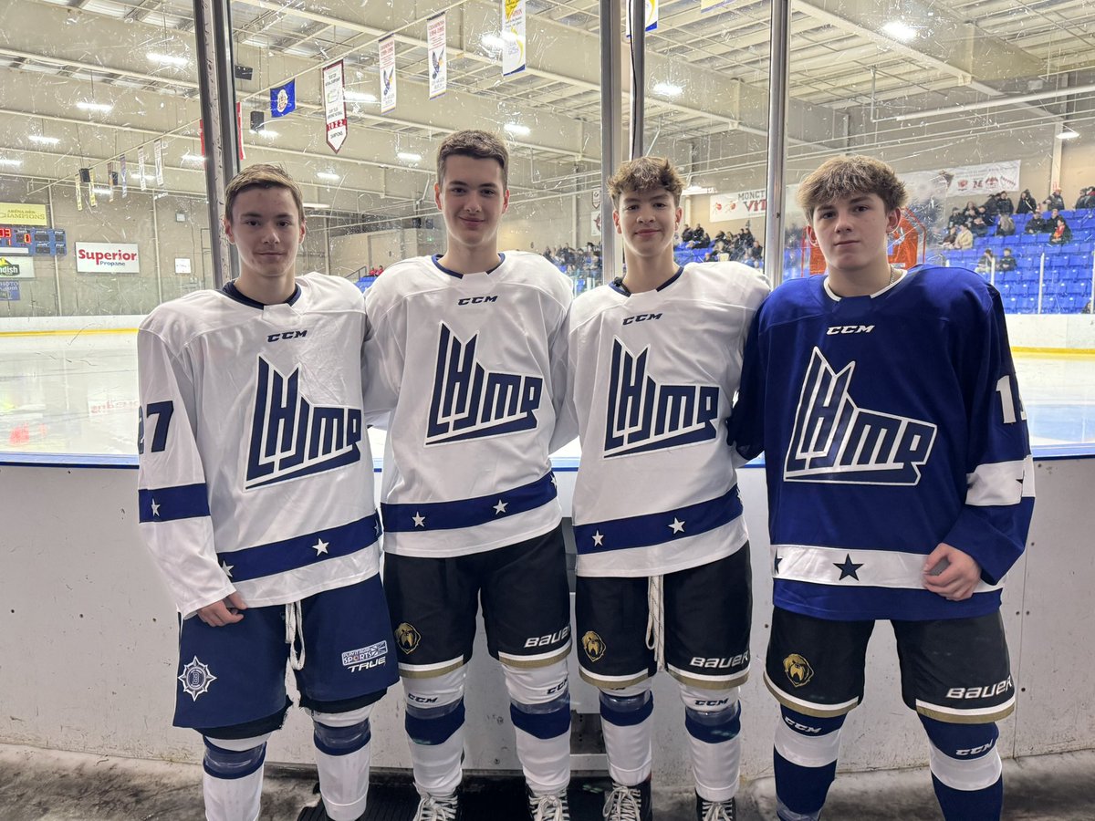 AAAGrowlers's tweet photo. Good luck to our #7 Aaron Whitten, #9 Grayden Bath &amp; #10 Jack Davis as well as Ethan Jones in tonight’s @QMJHL Prospects game at the 2024 @MonctonianAAA! #NLPride #DevelopAtHome https://t.co/qde44lwCyN
