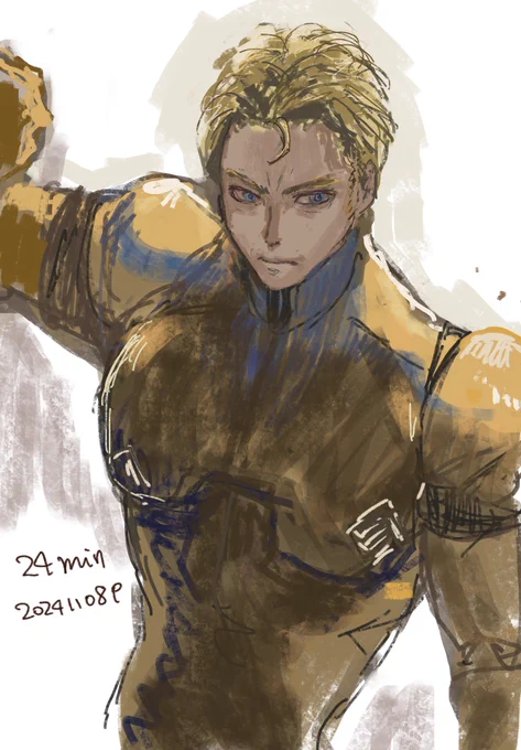 In order to get bette, I do practice my drawing. These 20 min sketches are part of my challenge ガンダムキャラで絵の練習