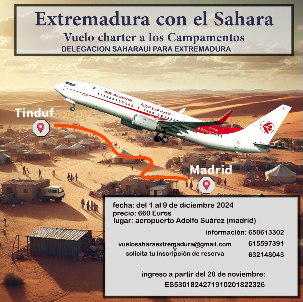 fandassahara's tweet photo. Compís de #Extremadura están gestionando este viaje y nos piden difusión. Seguro que hay interesados/as. #SaharaLibre #FANDAS #saharaoccidental #porelreconocimientodelestadosaharaui #andalucia https://t.co/To4QwZPojK