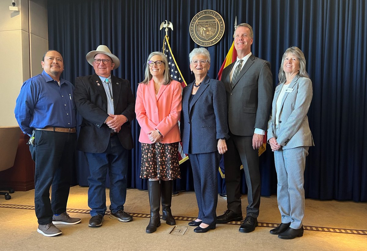 Yesterday, members of the <a href="/csaofaz/">County Supervisors Association</a> Executive Committee met with <a href="/GovernorHobbs/">Governor Katie Hobbs</a> to discuss partnership on relieving local taxpayers of state-level financial mandates and implementing policies to improve services to our shared constituents. Thank you, Governor!