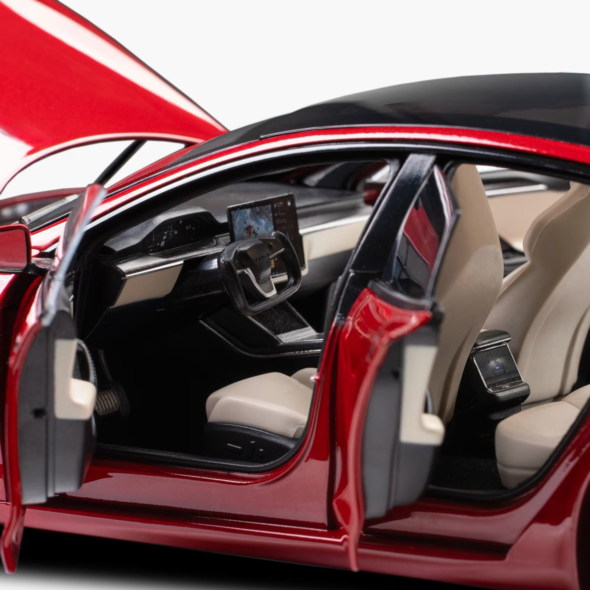 Tesla Model Scale Model Tesla has released new diecast 1:18 scale models of the Model S Plaid ...