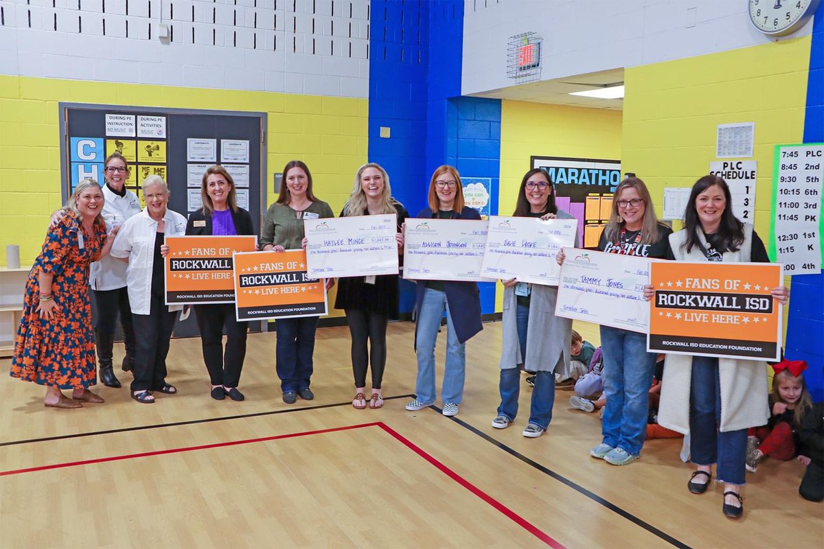 We are so grateful for our  <a href="/RockwallEdFound/">The REF</a> Grants! We got ✌🏻! #loveclp #allin 💙💛
More than $32,000 in innovative teaching grants were awarded to District educators for the 2024-2025 school year through the Rockwall ISD Education Foundation (REF).