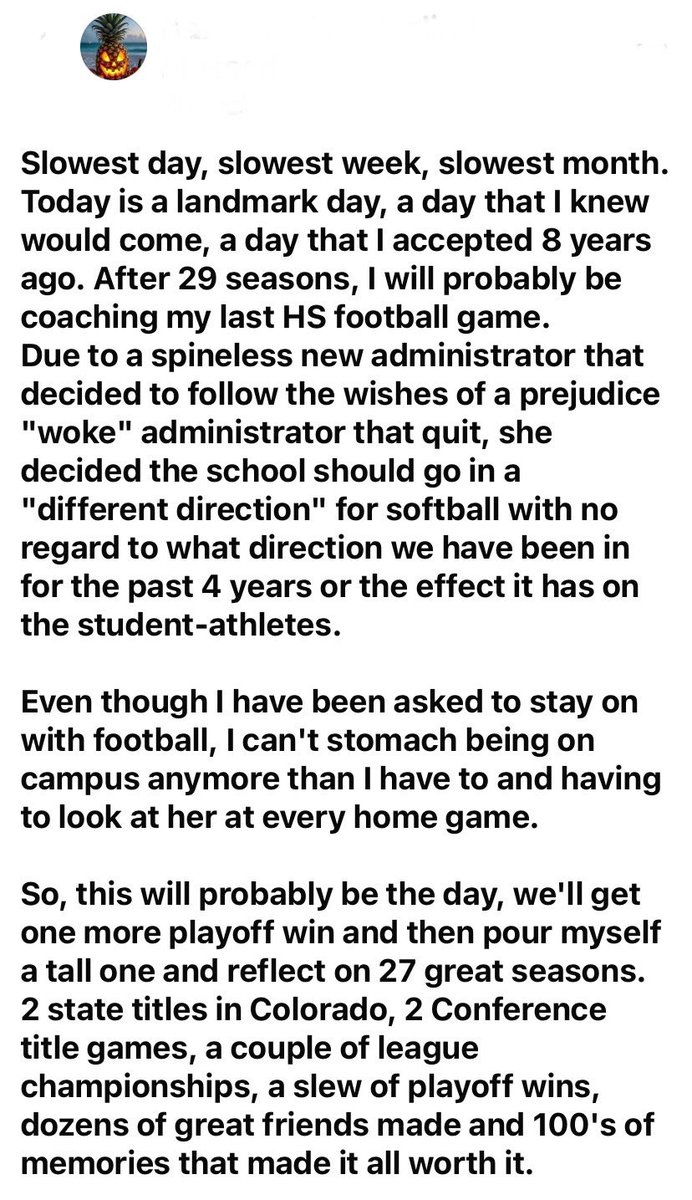 It's disappointing when a coach, who should be a leader and role model, makes shameful comments that go against the values of respect and integrity. Their dismissal is a reminder that harmful behavior, no matter the position, has consequences.  #letgo #forareason