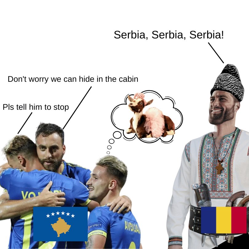 Romania - Kosovo* game summarized