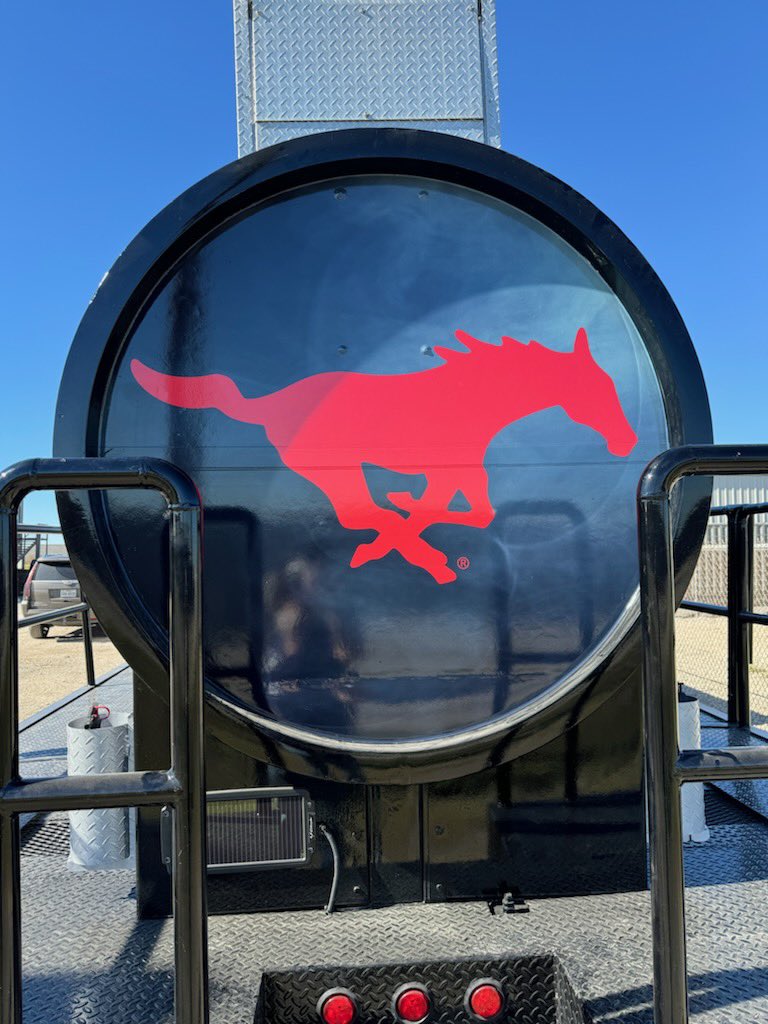 We’re bringing this Bad Boy to The Blvd. for <a href="/SMUFB/">SMU Football</a> 
<a href="/SmuSackClub/">SMU SACK CLUB™️</a> #PonyUpDallas