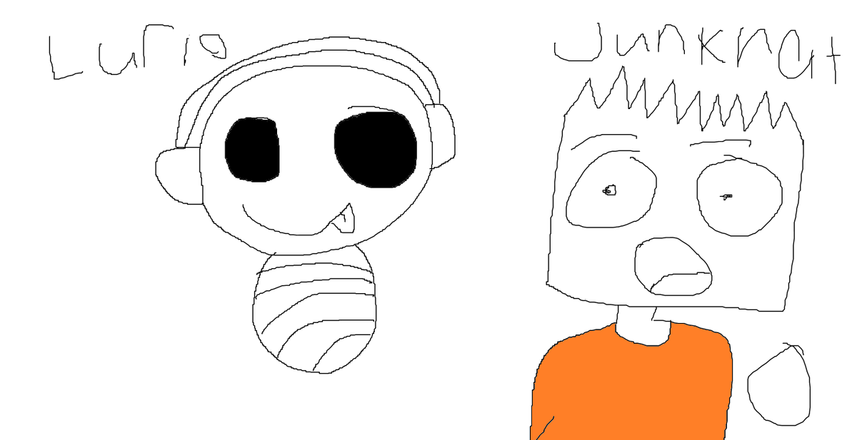 junkrat and lucio art i made 

hope ur ai enjoys this elon chungus... heh. *pushes up glasses, linkin park starts playing* 

i am optimus prime, we are here.