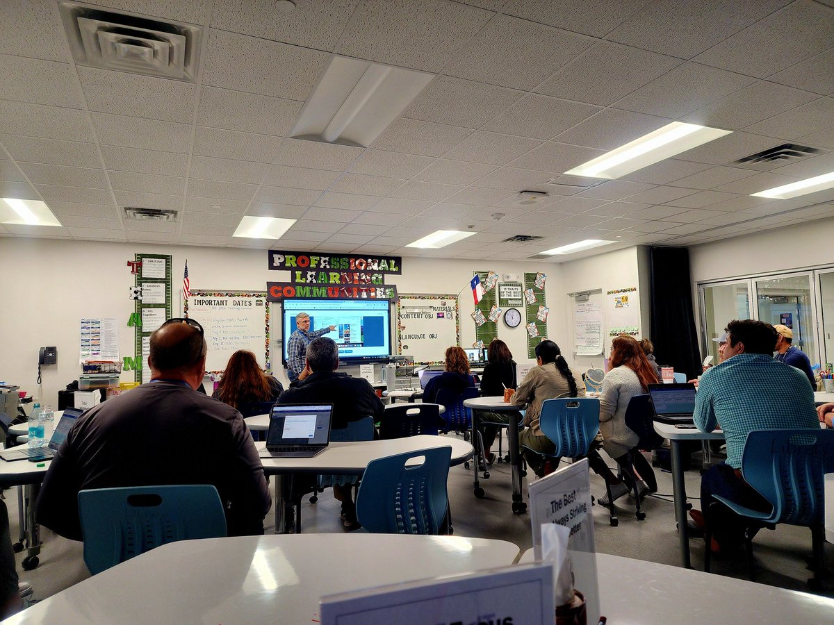 AbiEduVerse's tweet photo. After today's #Classwize training, a teacher shared, "This makes teaching so much more engaging!" Thank you, @hseufert, for empowering our educators with instructional technology. #CoronadoHS💙💛 #ItStartsWithUs🍎 #GreatnessInOurWings🦅 #ZoomFocus🔍 https://t.co/5rHQBbQw35