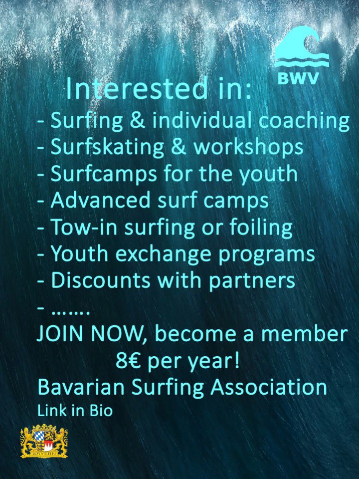 We need YOU! Become a member today Wellenreitverband.de
Surfing should be affordable for everyone, in part our youth!