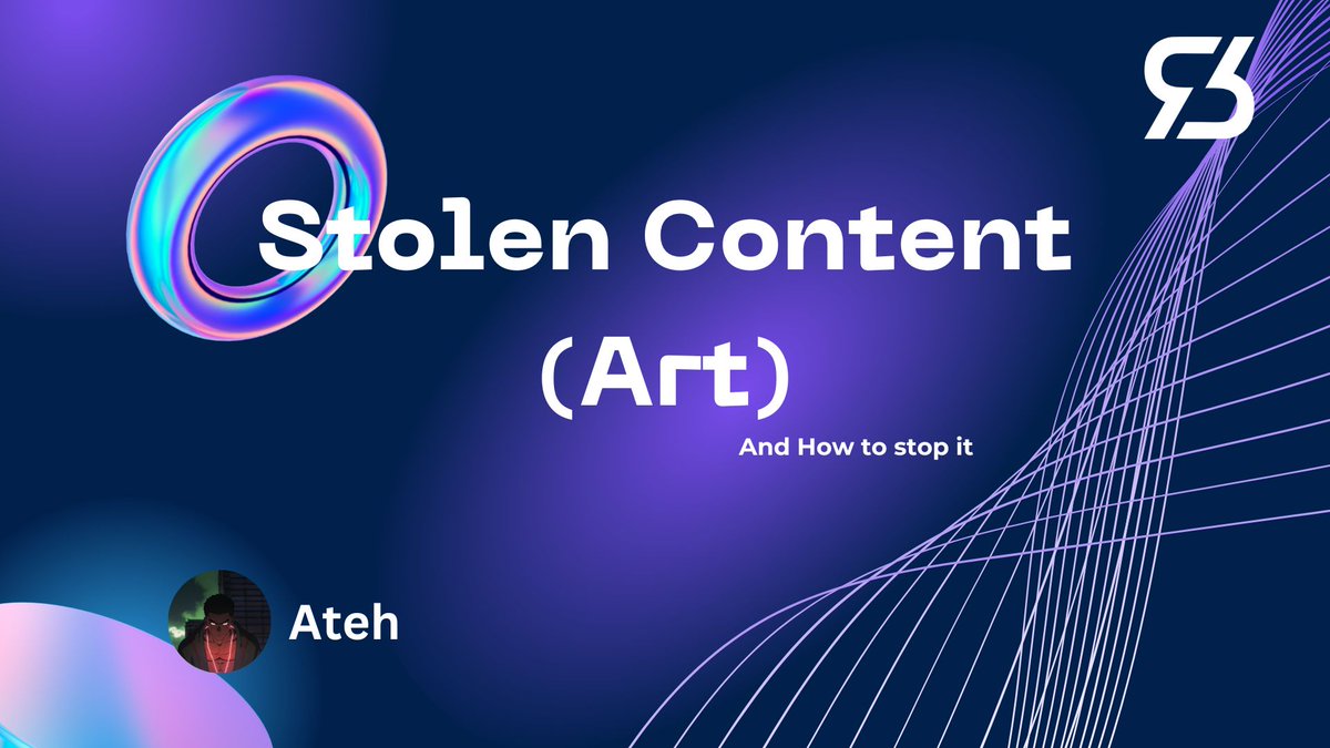 AtehOfficial's tweet image. My content has been stolen alot of times
And I&apos;m sure yours too have

When you take hours researching, writing, editing and some dude copies your thread and post it
Sheeesh

How&apos;s how to stop your content / Art from being stolen
And earn too
#Rev3alEcosystem
🧵
