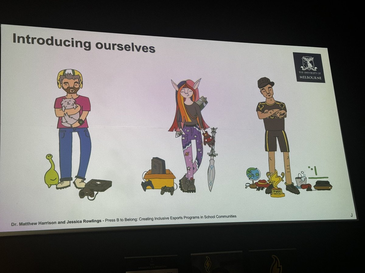 Sia Aristidou (@mrsaristidou) on Twitter photo Always love listening to <a href="/hattdesigns/">Matthew Harrison 🔬+🕹+🧠</a> & <a href="/jessrowlings/">Jess Rowlings</a> speak about inclusivity and neurodiversity. They support teachers to help build collaborative and teamwork skills of their students. I need to check out their books. Everyone can play esports!
#fusefestival2024 Always love listening to <a href="/hattdesigns/">Matthew Harrison 🔬+🕹+🧠</a> & <a href="/jessrowlings/">Jess Rowlings</a> speak about inclusivity and neurodiversity. They support teachers to help build collaborative and teamwork skills of their students. I need to check out their books. Everyone can play esports!
#fusefestival2024