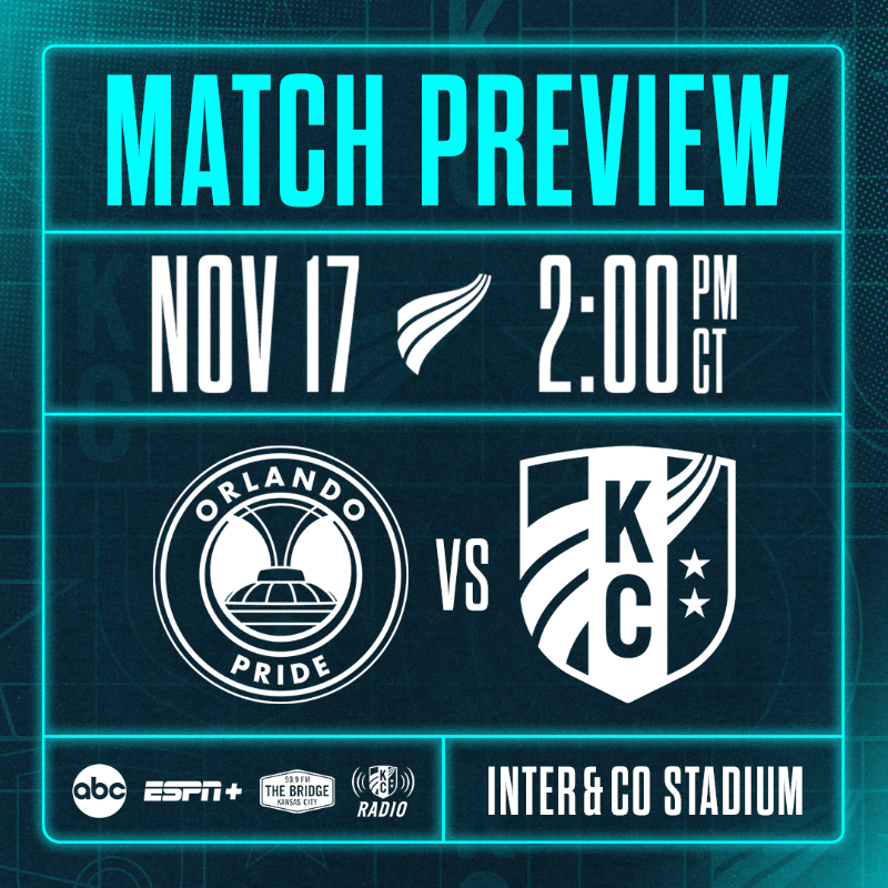 thekccurrent's tweet photo. Semifinal Showdown 👀

A @NWSL Championship spot is on the line as we face Orlando Pride on Sunday 👇
