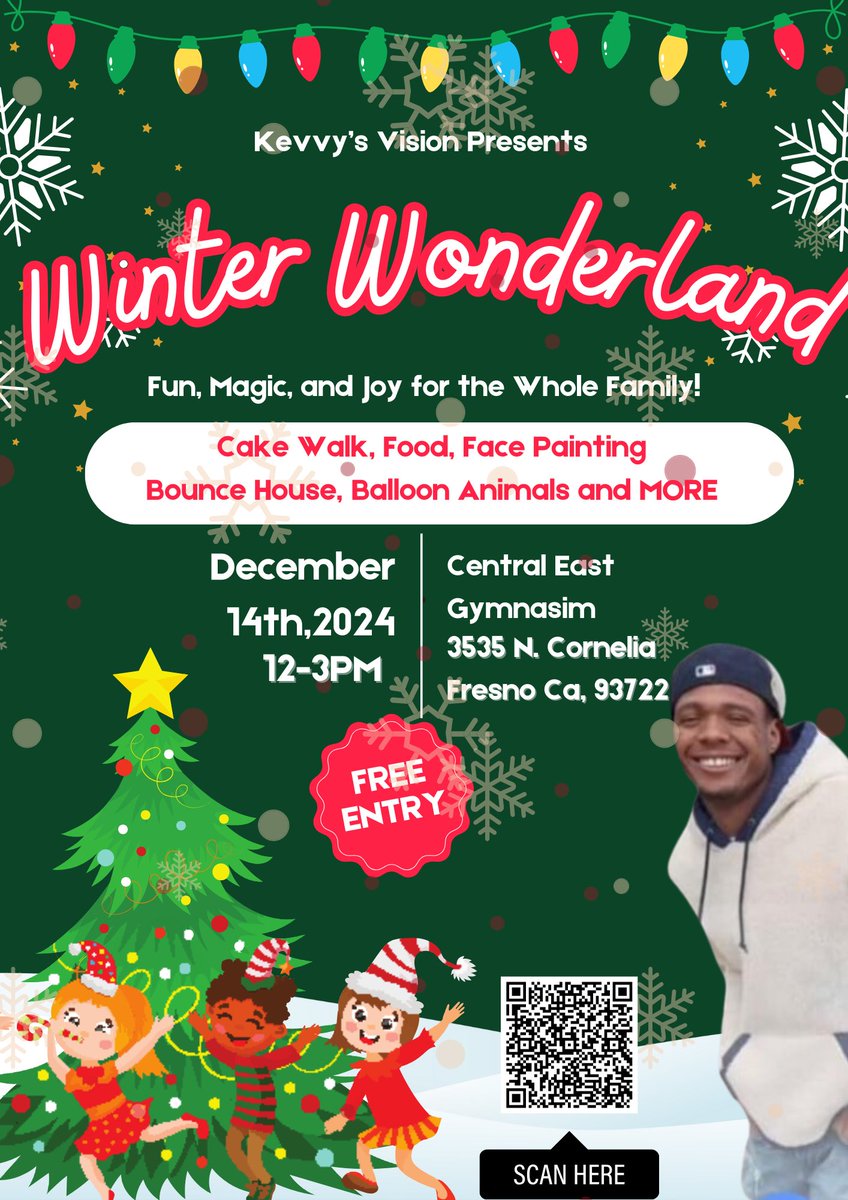 We are excited to announce the 4th annual Kevvy's Vision Winter Wonderland! Please scan the QR code on the flyer below to sign your child up to participate! 

This is a FREE EVENT! 
<a href="/NBAxJay1/">Jaylon Johnson</a> 

*if the QR code is not work please use this link 

docs.google.com/forms/d/e/1FAI…