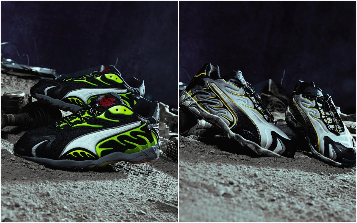 fullress's tweet photo. 【2024年 11/16 発売】
・「PUMA × A$AP ROCKY Inhale Distressed」が、PUMA オンライン、BILLY'S オンライン 11/16 10:00~

“Cream/Black/Yellow” [402456-01]
>> https://t.co/6iLQz0aw2R

“PUMA Black/Warm White” [402459-01]
>> https://t.co/xSikso3vB9 https://t.co/SoZHH3DgAc