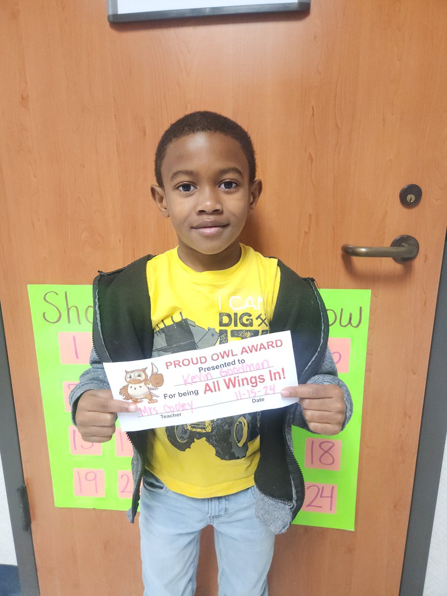 Proud Owl 🦉 of the week!