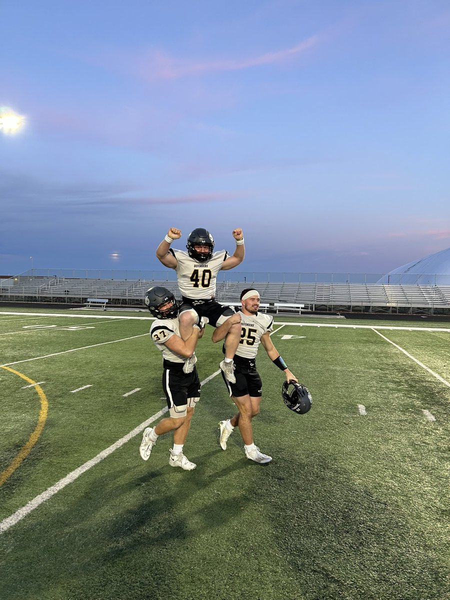 DordtFB's tweet photo. The tradition of carrying seniors off the field continues. Thank you seniors for everything you’ve done for this program!
#IndustryStandard https://t.co/QCM3KVIZ9g